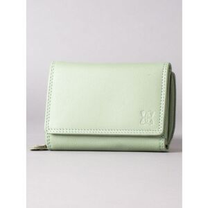 Lakeland Leather Small Leather Purse in Sage Green - Green