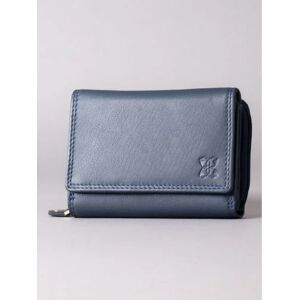 Lakeland Leather Small Leather Purse in Navy - Blue