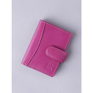 Lakeland Leather Leather Multi Credit Card Holder in Cranberry Pink - Pink