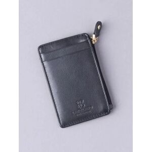 Lakeland Leather Keyring Card Holder in Black - Black