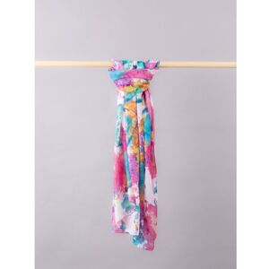 Lakeland Leather Tina Abstract Print Scarf in Pink - Pink