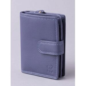 Lakeland Leather Small Leather Tab Purse in Purple - Purple