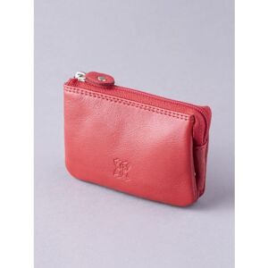 Lakeland Leather Leather Coin Purse in Red - Red