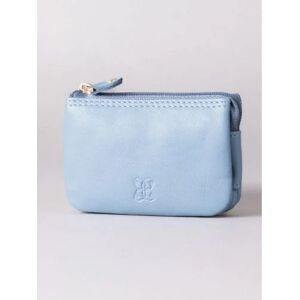 Lakeland Leather Leather Coin Purse in Sky Blue - Blue