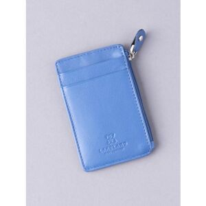 Lakeland Leather Keyring Card Holder in Blue - Blue
