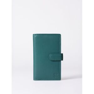Lakeland Leather Medium Leather Tab Purse in Teal Green - Green Lakeland Leather Medium Leather Tab Purse in Teal Green - Green