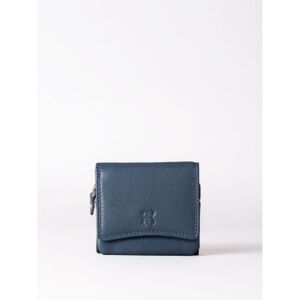 Lakeland Leather Small Leather Flapover Purse - Navy - Purse Lakeland Leather Small Leather Flapover Purse - Navy - Purse
