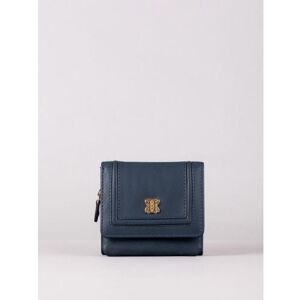 Lakeland Leather Icon Mini Leather Flapover Purse in Navy - Blue Lakeland Leather Icon Mini Leather Flapover Purse in Navy - Blue
