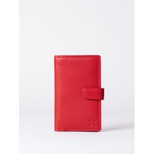 Lakeland Leather Medium Leather Tab Purse in Red - Red Lakeland Leather Medium Leather Tab Purse in Red - Red