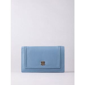 Lakeland Leather Icon Medium Leather Flapover Purse in Sky Blue - Blue Lakeland Leather Icon Medium Leather Flapover Purse in Sky Blue - Blue