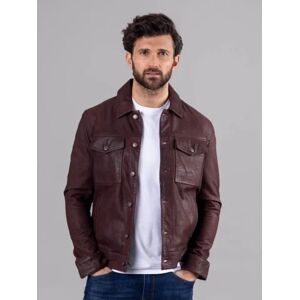 Lakeland Leather Milburn Leather Jacket in Mahogany Brown - Brown