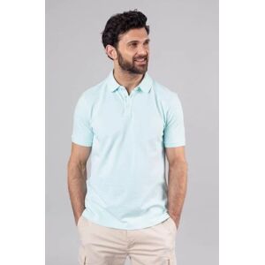 Lakeland Leather Hudson Cotton Blend Short Sleeve Polo Shirt in Green - Green