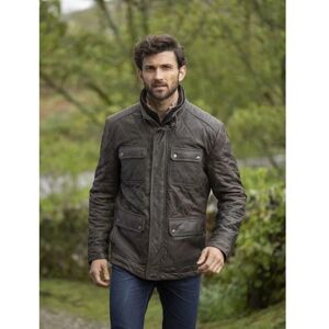 Lakeland Leather Rusland Leather Jacket in Ebony Brown - Brown