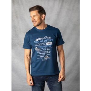 Lakeland Leather Heritage Printed T-Shirt in Blue - Blue