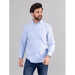 Lakeland Leather Warrick Cotton Shirt in Light Blue - Blue