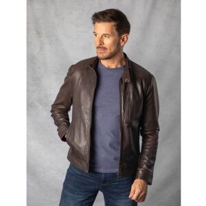 Lakeland Leather Barbon Leather Jacket in Chocolate Brown - Brown