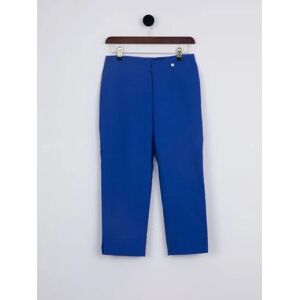 Robell Marie Cropped Trousers in Royal Blue - Blue