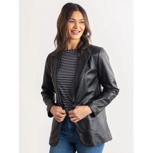 Lakeland Leather Bleestone Leather Blazer in Black - Black