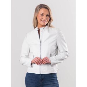 Lakeland Leather Tebay Leather Jacket in Off-White - Off-White