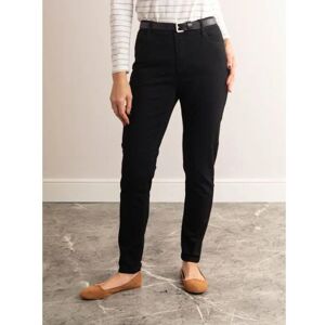 Lakeland Leather Super Stretch Slim Fit Jeans in Black - Black