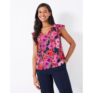 Crew Clothing Olivia Top in Pink - Pink