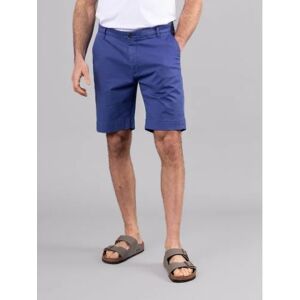 Lakeland Leather Fynn Cotton Shorts in Blue - Grey