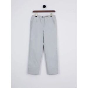 Robell Bella Ankle Grazer Trousers in Silver - Silver