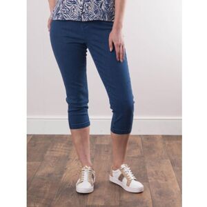 Lakeland Leather Super Stretch Cropped Jeggings in Denim Blue - Blue