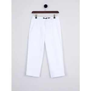 Robell Marie Cropped Trousers in White - White