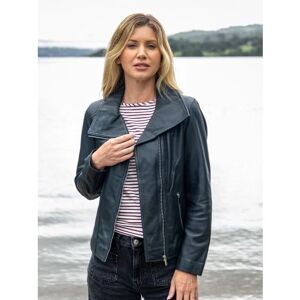 Lakeland Leather Moresby Leather Jacket in Dark Navy - Blue