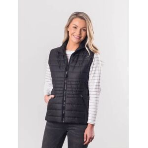 Lakeland Leather Angelina Quilted Gilet in Black - Black