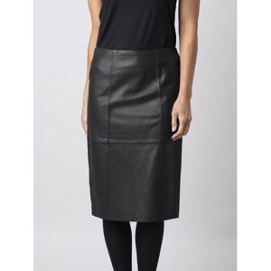 Lakeland Leather Leather Pencil Skirt in Black - Black