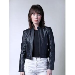 Lakeland Leather Loweswater II Leather Racer Jacket in Black - Black