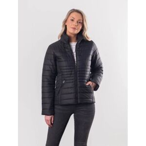 Lakeland Leather Jolie Quilted Coat in Black - Black