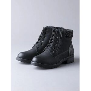 Lotus Emmeline Ankle Boots in Black - Black