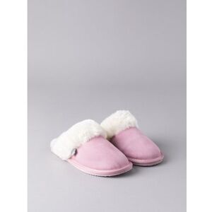 Lakeland Leather Ladies' Sheepskin Slider Slippers in Pink - Pink