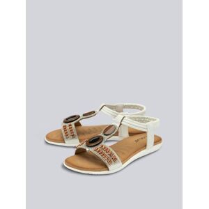 Lotus Bertolini Sandals in White - White