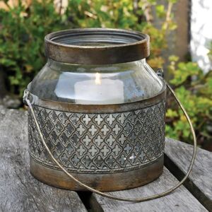 Gardenesque Alusia Rustic Tealight Holder