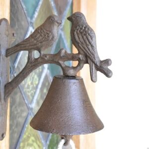 Gardenesque Cast Iron Friendly Birds Door Bell