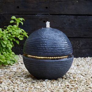 Gardenesque Circular Textured Globe   Water Feature