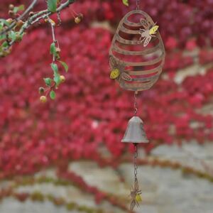 Gardenesque Bee and Hive Bell Garden Hanging Wind Chime Mobile