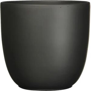 Gardenesque Matt Black Ceramic Indoor Plant Pot   W31xH28cm