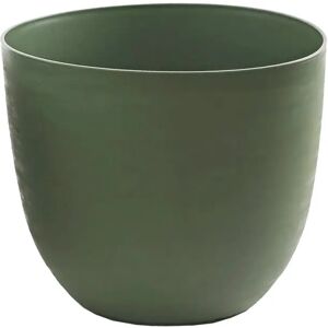 Gardenesque Moss Green Round Recycled Plastic Self-Watering Plant Pot -W58x47cm