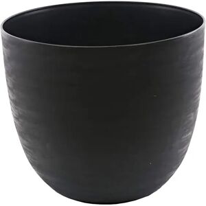 Gardenesque Ash Round Recycled Plastic Self-Watering Plant Pot - W48xH40cm