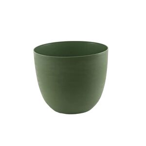 Gardenesque Moss Green Round Recycled Plastic Self-Watering Plant Pot - W48x40cm