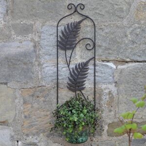 Gardenesque Decorative Fern Garden Metal Wall Planter