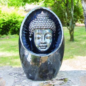 Gardenesque Bodhi Outdoor Water Feature With Pump And Led Light