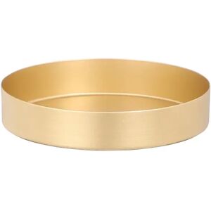 Gardenesque Gold Potted Plant Saucer   W15 x H2.5cm