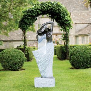 Gardenesque Beautiful Granite Lady Water Feature with Pump   117cm