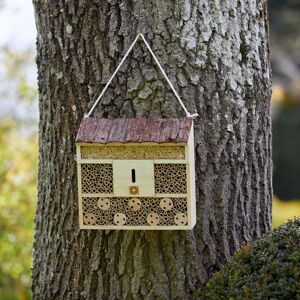 Gardenesque Natural Insect House With Bark Roof